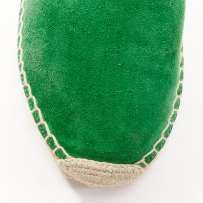 Women's Celine Suede Grosgrain Espadrilles