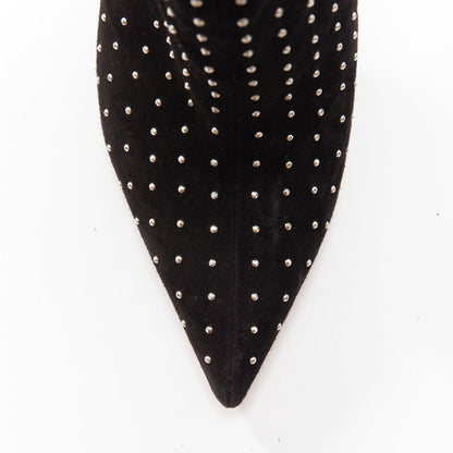 Women's Christian Louboutin Suede Pointy Boots