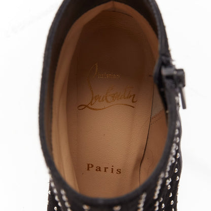 Women's Christian Louboutin Suede Pointy Boots