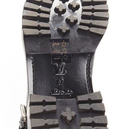 Women's Louis Vuitton Monogram Motorcycle Boots