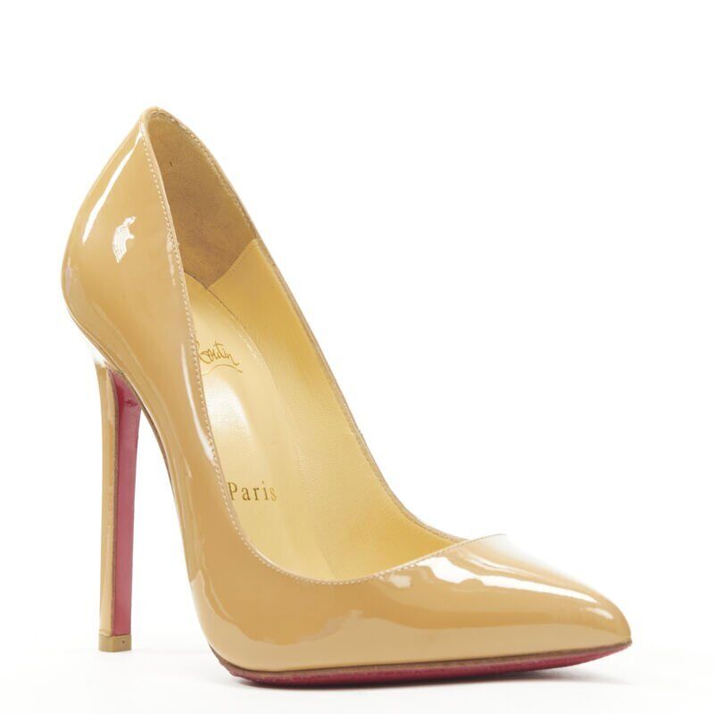 Women's Christian Louboutin Patent Leather Pumps