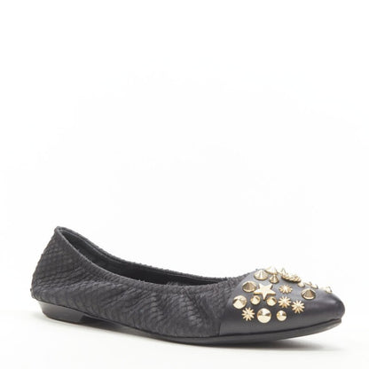 Women's Givenchy Gold Star Ballerina Flats