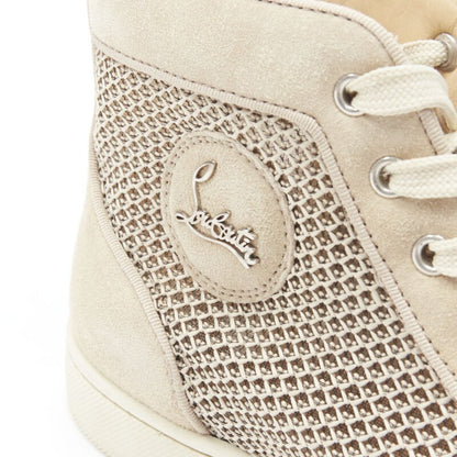 Men's Christian Louboutin Suede High Sneaker
