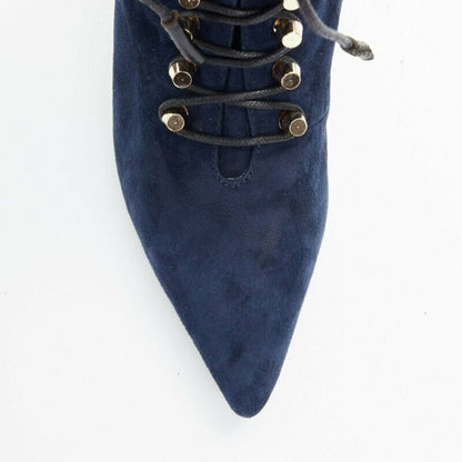 Women's Balenciaga Suede Stud Lace Up Bootie
