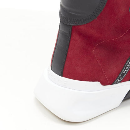 Men's Versace Suede Medusa Ribbon Sneakers
