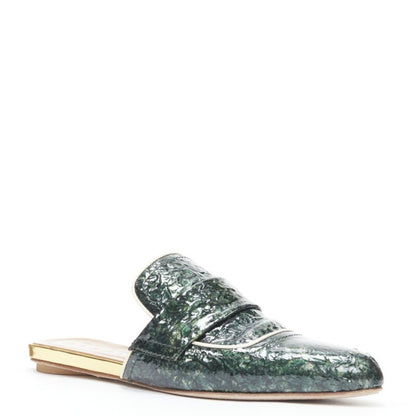 Women's Marni Patent Point Toe Slip On Mules
