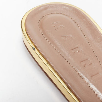 Women's Marni Patent Point Toe Slip On Mules