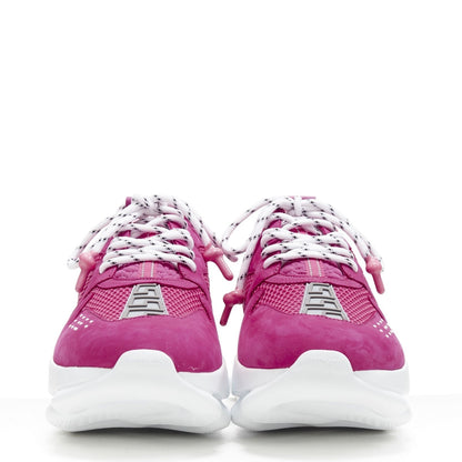 Men's Versace Chain Reaction Pink Sneakers