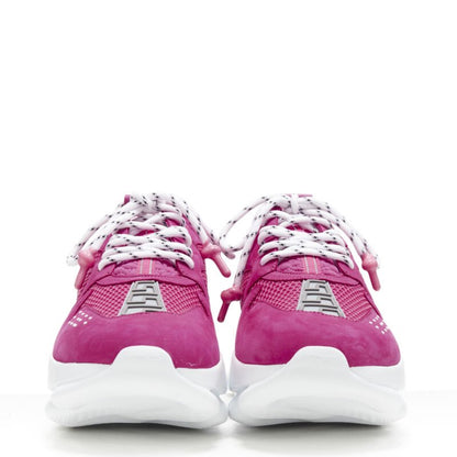 Men's Versace Chain Reaction Pink Sneakers