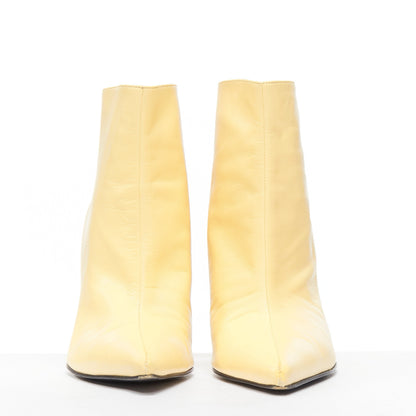 Women's Celine Leather Pointed Ankle Boots