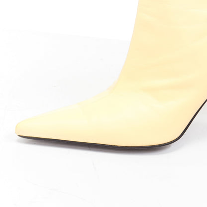 Women's Celine Leather Pointed Ankle Boots