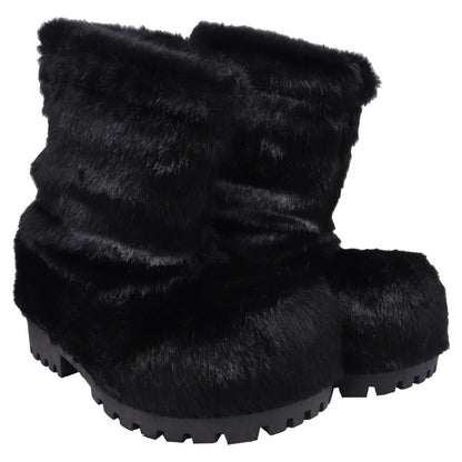 Men's Balenciaga Alaska Low Boots in Black Synthetic