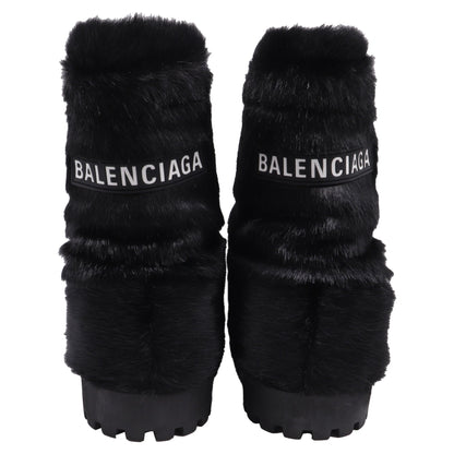 Men's Balenciaga Alaska Low Boots in Black Synthetic