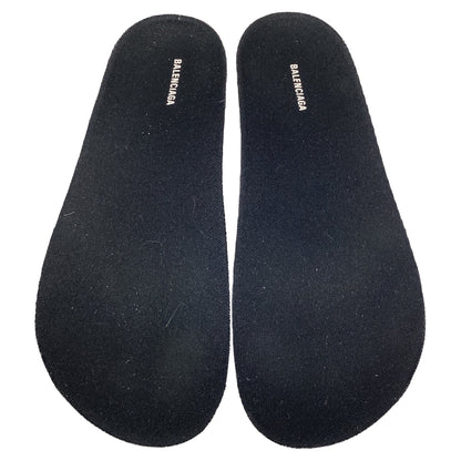 Men's Balenciaga + Crocs™ Platform Boots in Black Faux Fur and Rubber