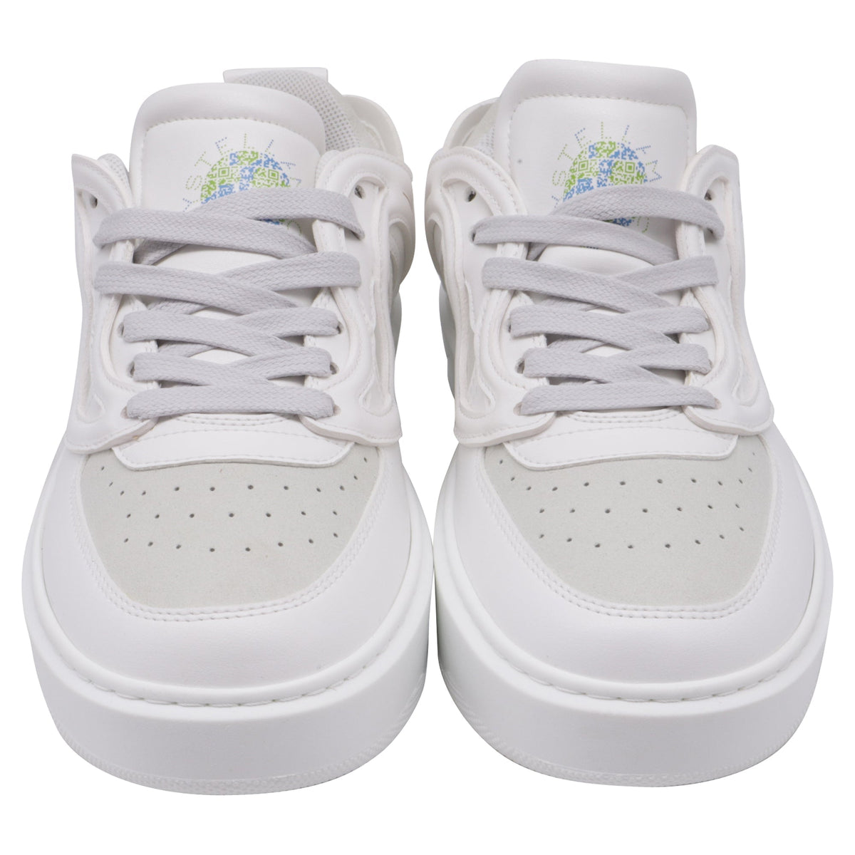 Women's Stella McCartney S-Wave Sneakers in White Leather
