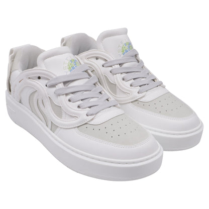 Women's Stella McCartney S-Wave Sneakers in White Leather