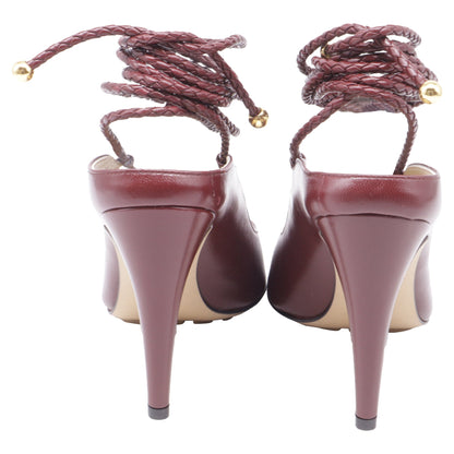 Women's Bottega Veneta Spritz Pumps in Red Leather