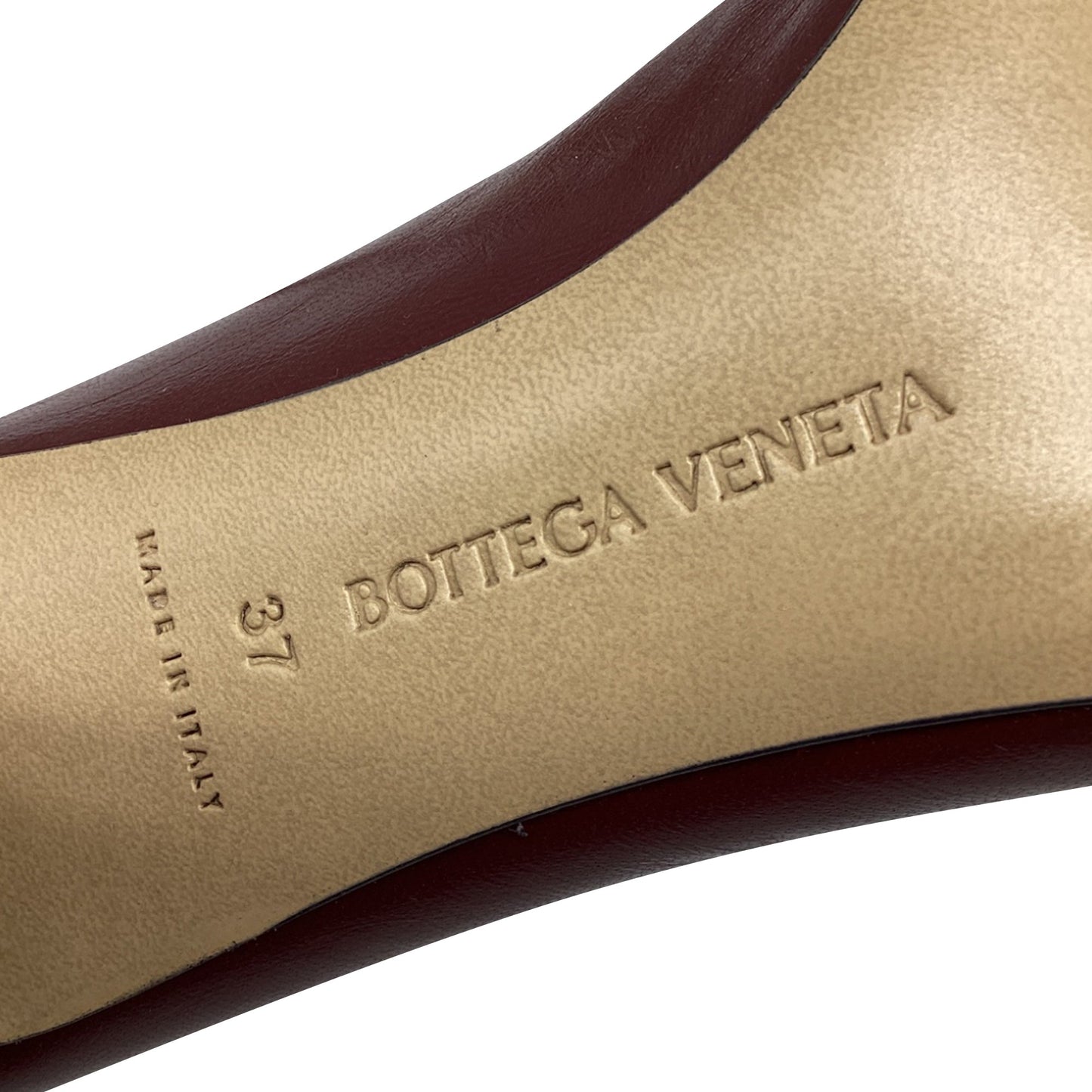 Women's Bottega Veneta Spritz Pumps in Red Leather