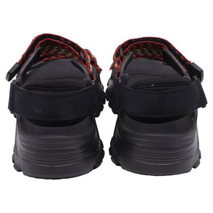 Women's Lanvin x Suicoke Wake Curb Sandals in Black Rubber