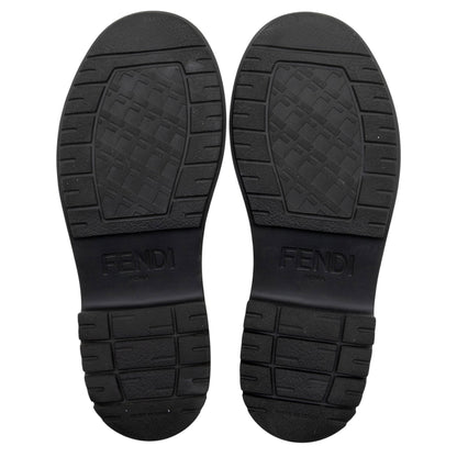 Women's Fendi Leather Fendigraphy Platform Loafers - Size 10 / 40