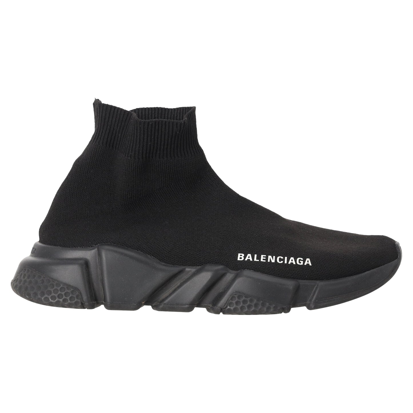 Women's  Balenciaga Speed Trainer Shoes in Black Polyester
