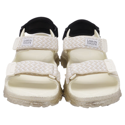 Women's Suicoke x Lanvin Wake Curb LNV Sandals in White Rubber