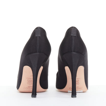 Women's Jimmy Choo Entice satin grosgrain flower brooch pumps
