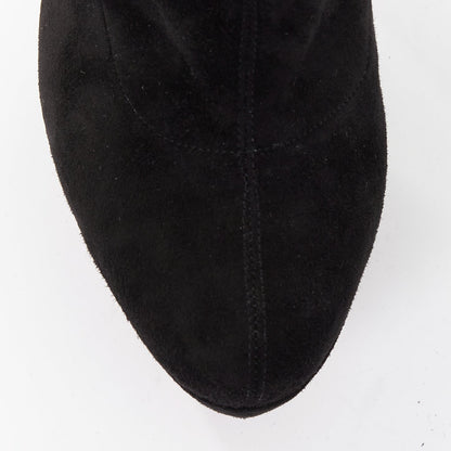 Women's Christian Louboutin suede over knee platform boots