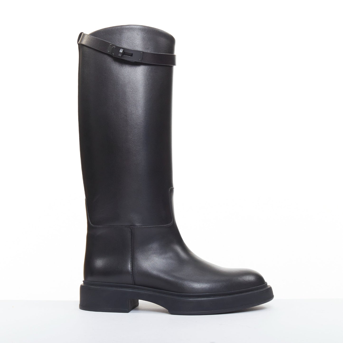 Women's Hermes Jumping So Black leather riding boots