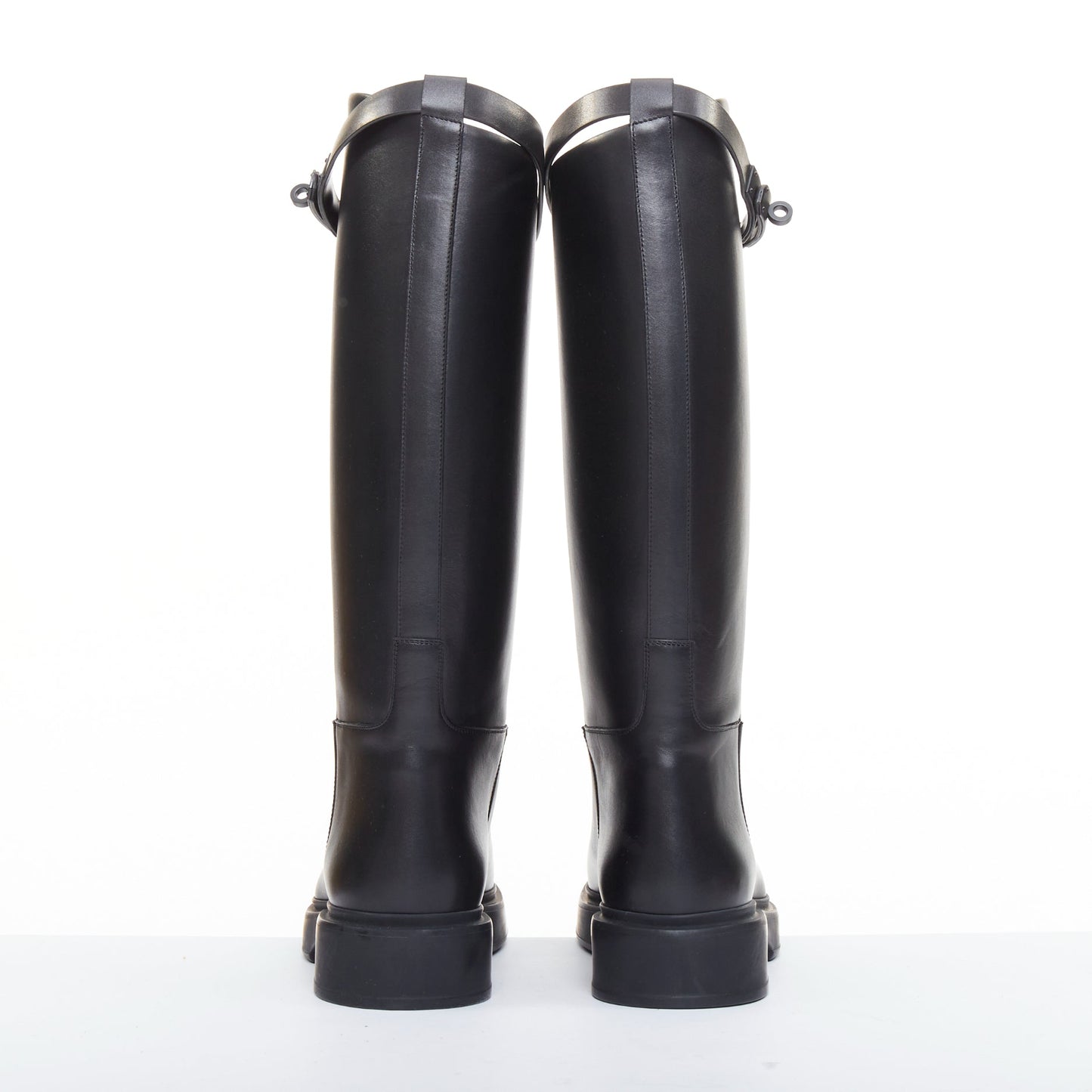 Women's Hermes Jumping So Black leather riding boots