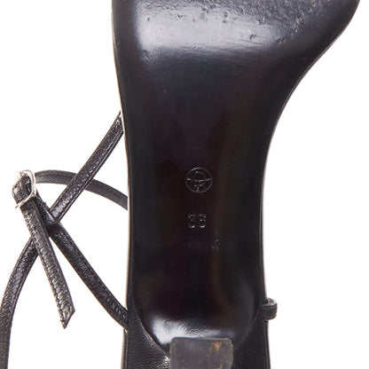 Women's The Row Bare minimalist slim straps spool heel sandals