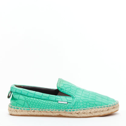 Men's Jimmy Choo Vlad embossed scaled leather espadrilles
