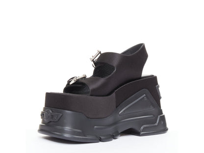 Women's Versace Anthem satin silk Medusa sandals