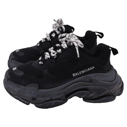 Women's  Balenciaga Triple S Sneakers in Black Polyester