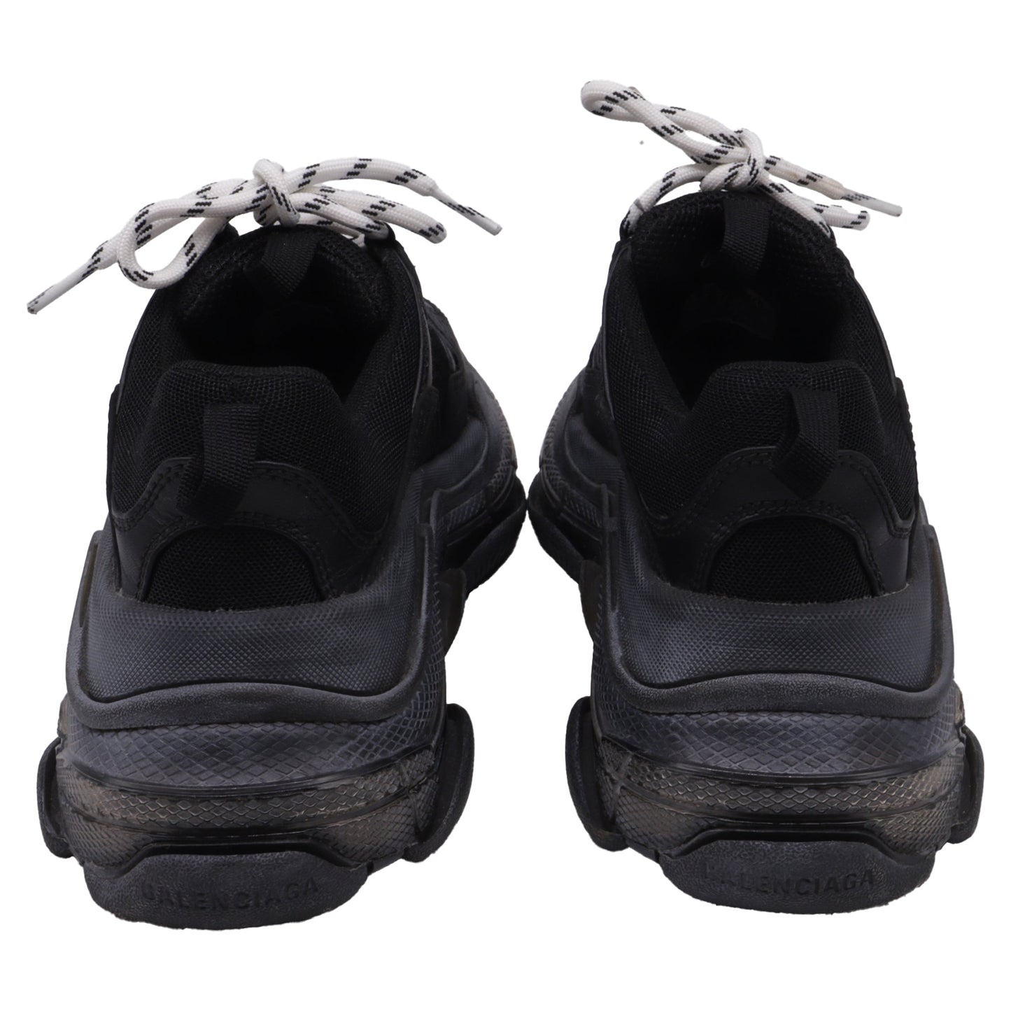 Women's  Balenciaga Triple S Sneakers in Black Polyester