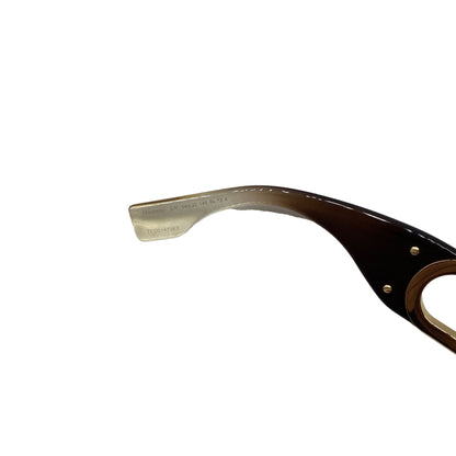 Fendi O'Lock Square-Framed Sunglasses in Brown Acetate