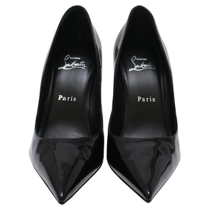 Women's Christian Louboutin Miss Z Pumps in Black Patent Leather