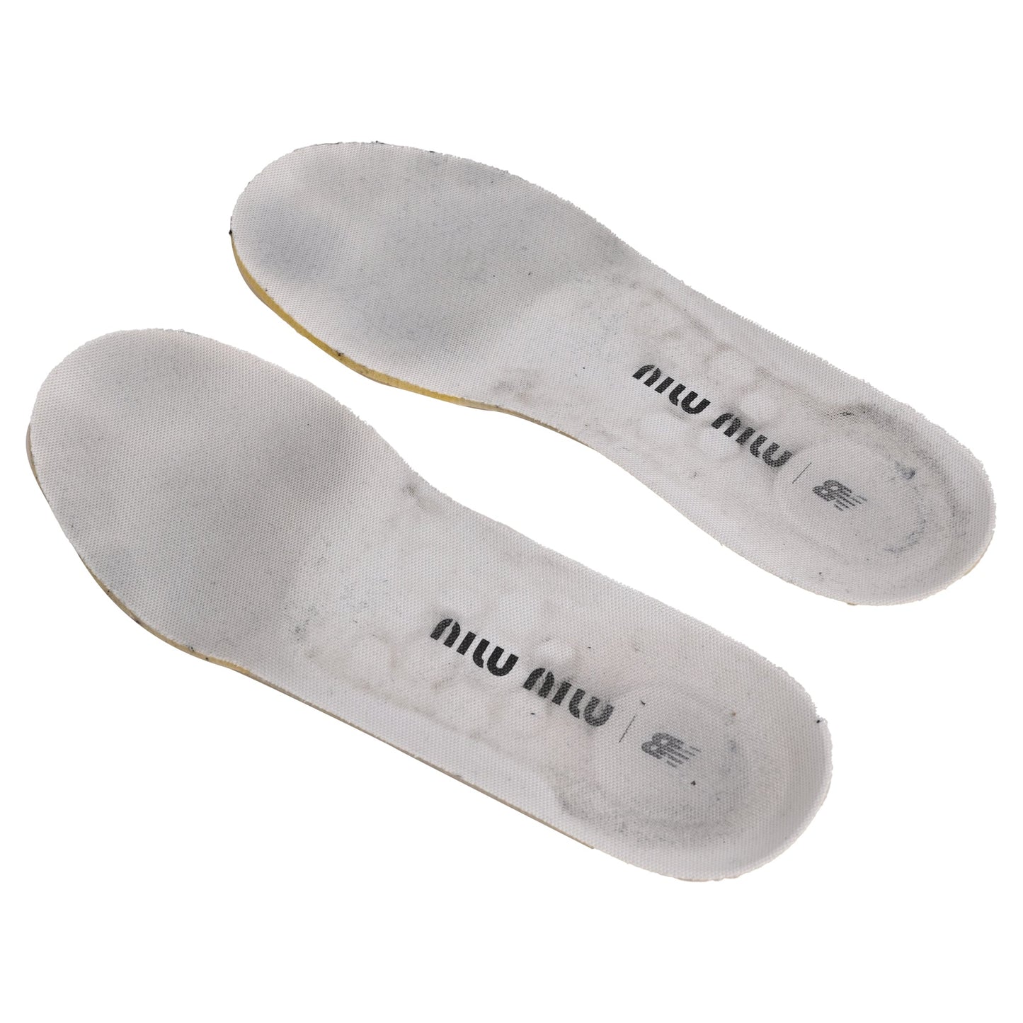 Women's Miu Miu x New Balance 530 SL Sneakers in White Suede