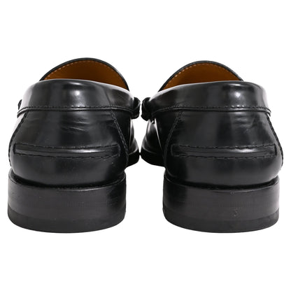 Women's Gucci Interlocking G Logo in Black Leather
