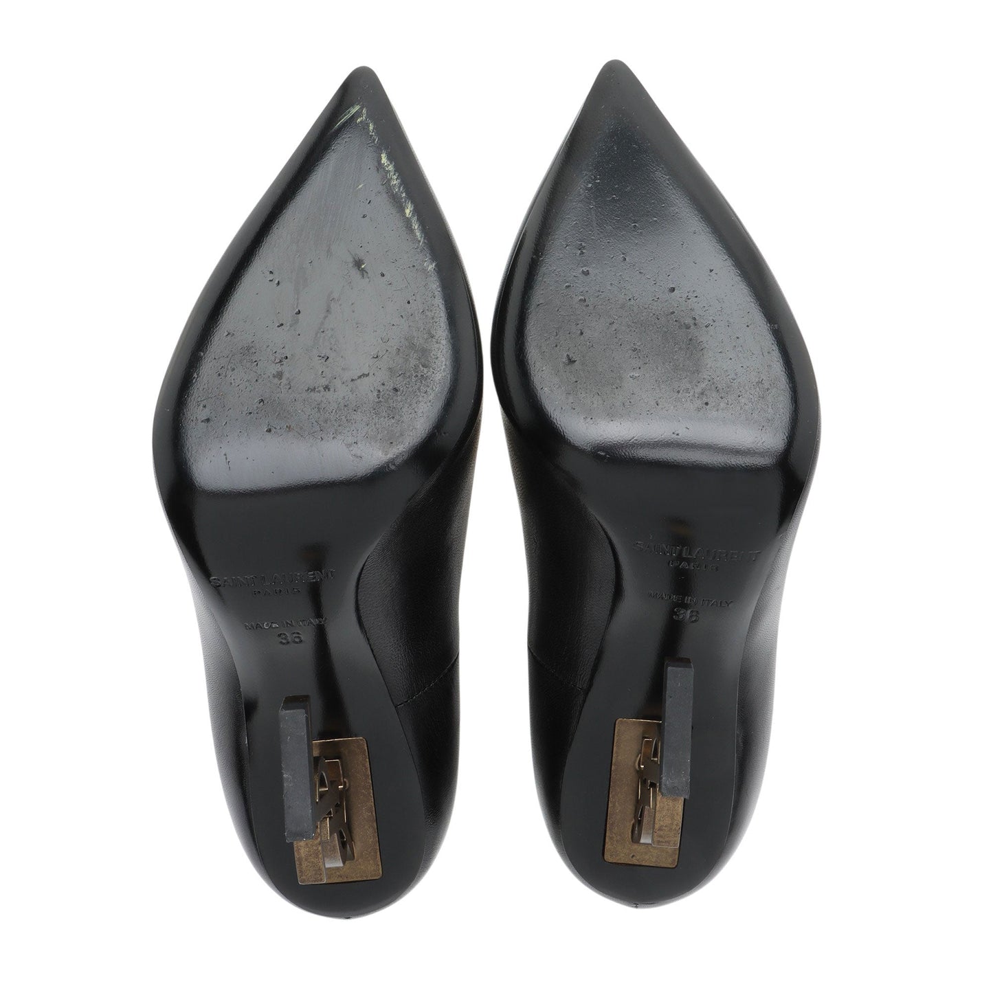 Women's Saint Laurent Leather Opyum Pumps - Size 6 / 36