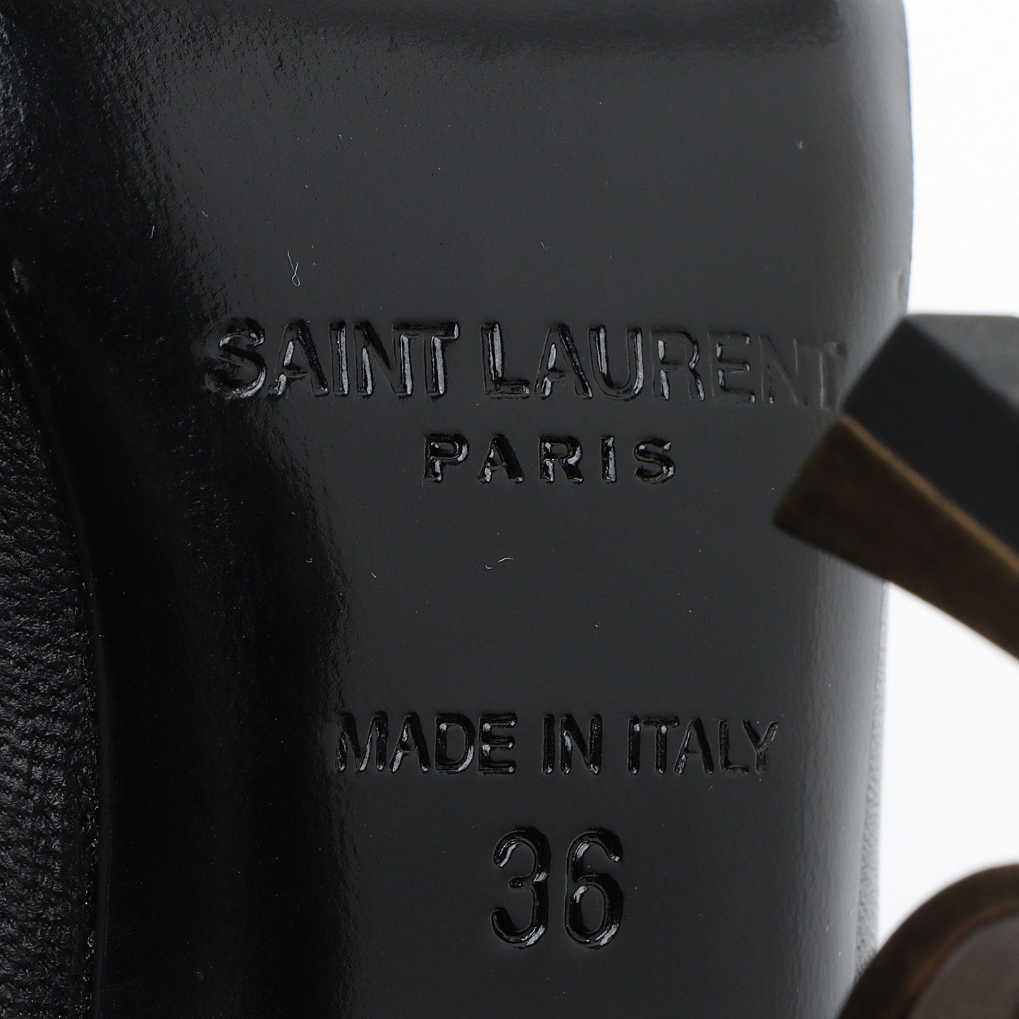 Women's Saint Laurent Leather Opyum Pumps - Size 6 / 36