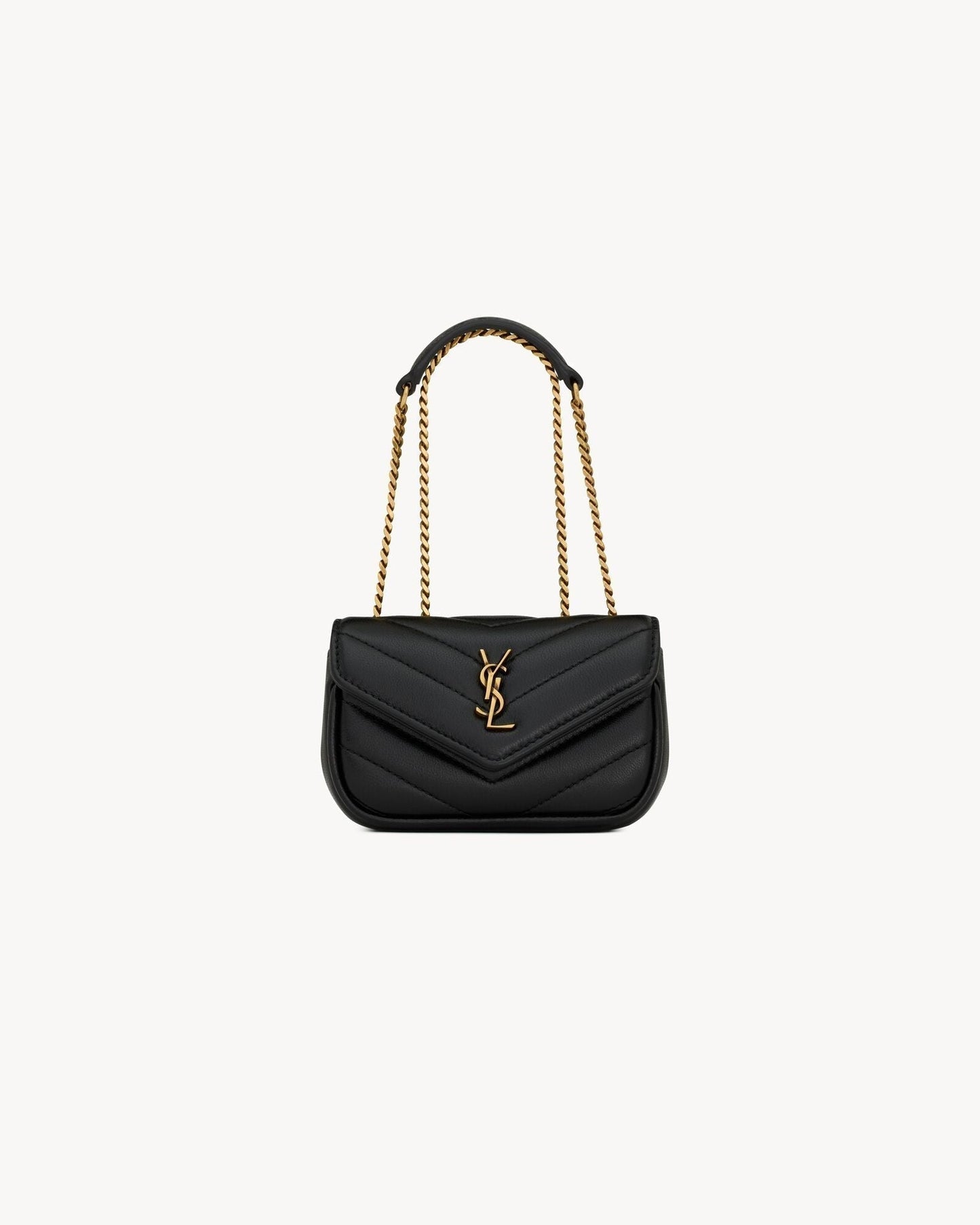 L-Y Leather Mini Chain Adjustable Handbag Wallet