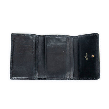 Timeless CC Flap Wallet Caviar Long
