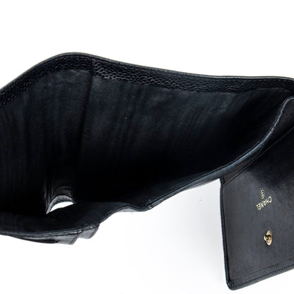 Timeless CC Flap Wallet Caviar Long