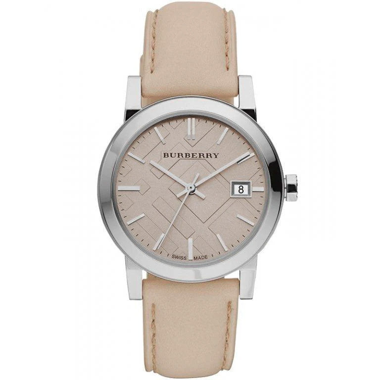 Burberry The City Check Ladies' 34mm Neutral Watch