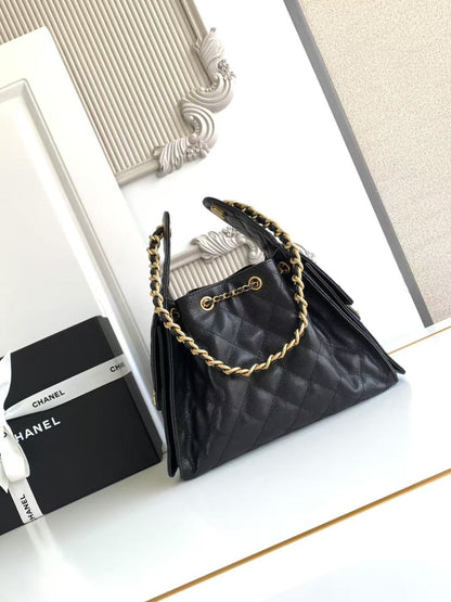 26 Small Handbag Grained Calfskin & Gold-Tone Metal Bag