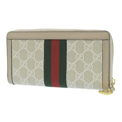 Ophidia Zip Around Wallet GG Coated Canvas
