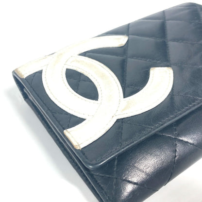 Cambon Bifold Wallet Quilted Lambskin Long