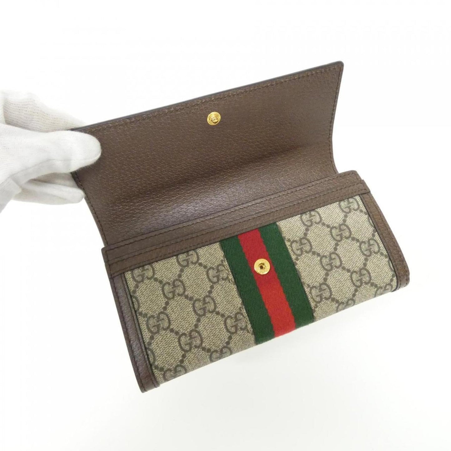 Ophidia Continental Wallet GG Coated Canvas