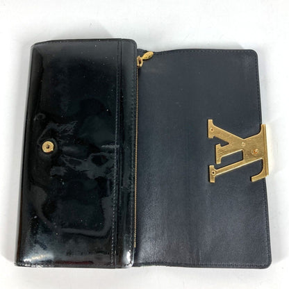 Louise Wallet Patent Long